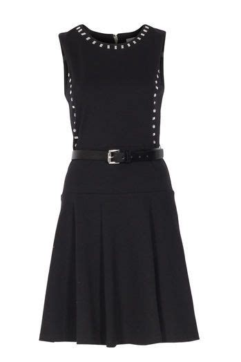 michael kors kleid nieten schwarz|Michael Kors Kleider online .